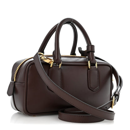Calfskin Mini Arcadie Top Handle Bag Briarwood