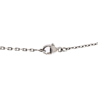 Lacquered Palladium Mini Pop H Pendant Necklace Black