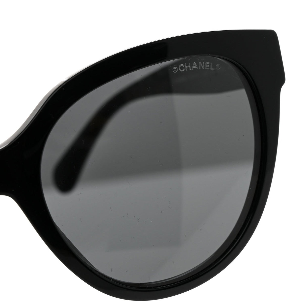 Acetate CC Butterfly Sunglasses 5414-A Black