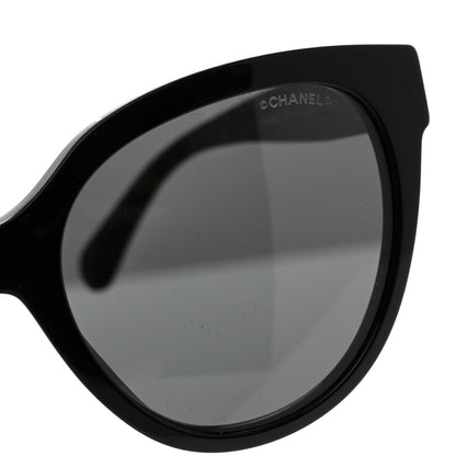Acetate CC Butterfly Sunglasses 5414-A Black