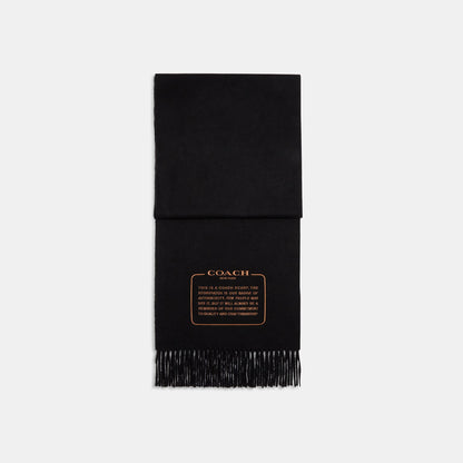 Coach Outlet Embroidered Patch Cashmere Muffler