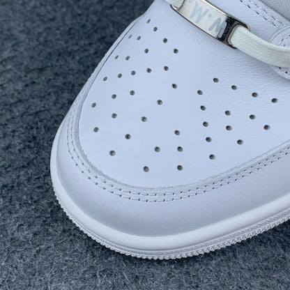 Custom Travis Scott x Air Jordan 1 Retro Low OG SP 'Michael Rubin White Party' Friends & Family