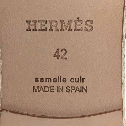 Suede Goatskin Mens Enrique Espadrilles 42 Beige Sable