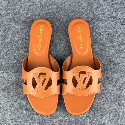 LV Isola Flat Mule 'Cognac'