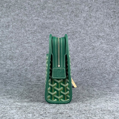 Goyard Toiletry Bag 'Green Goyardine'