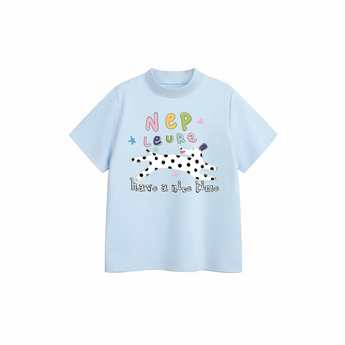 Cute Dalmatian Graphic T-Shirt – Cartoon Dog Casual Summer Tee