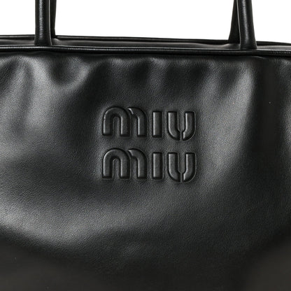 Soft Calf Softy Large Beau Top Handle Bag Black