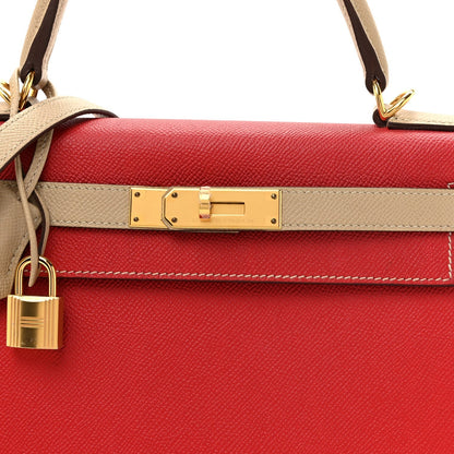 Epsom Horseshoe Kelly Sellier 28 Rouge Casaque Trench