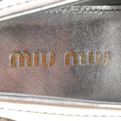 Vitello Deco Penny Loafer 39 Argento