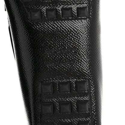 Patent Epsom Womens Irving Driving Moccasin Loafers 37 Black
