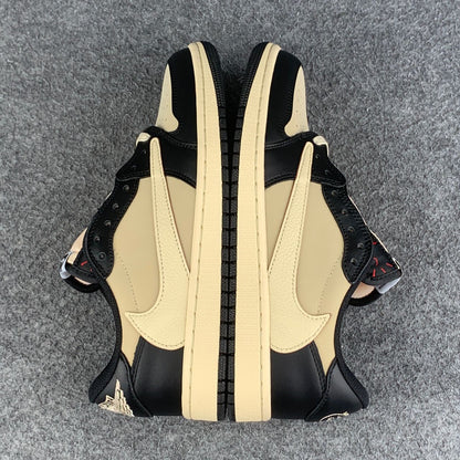 Custom Travis Scott x Air Jordan 1 Retro Low OG SP 'Pale Vanilla'