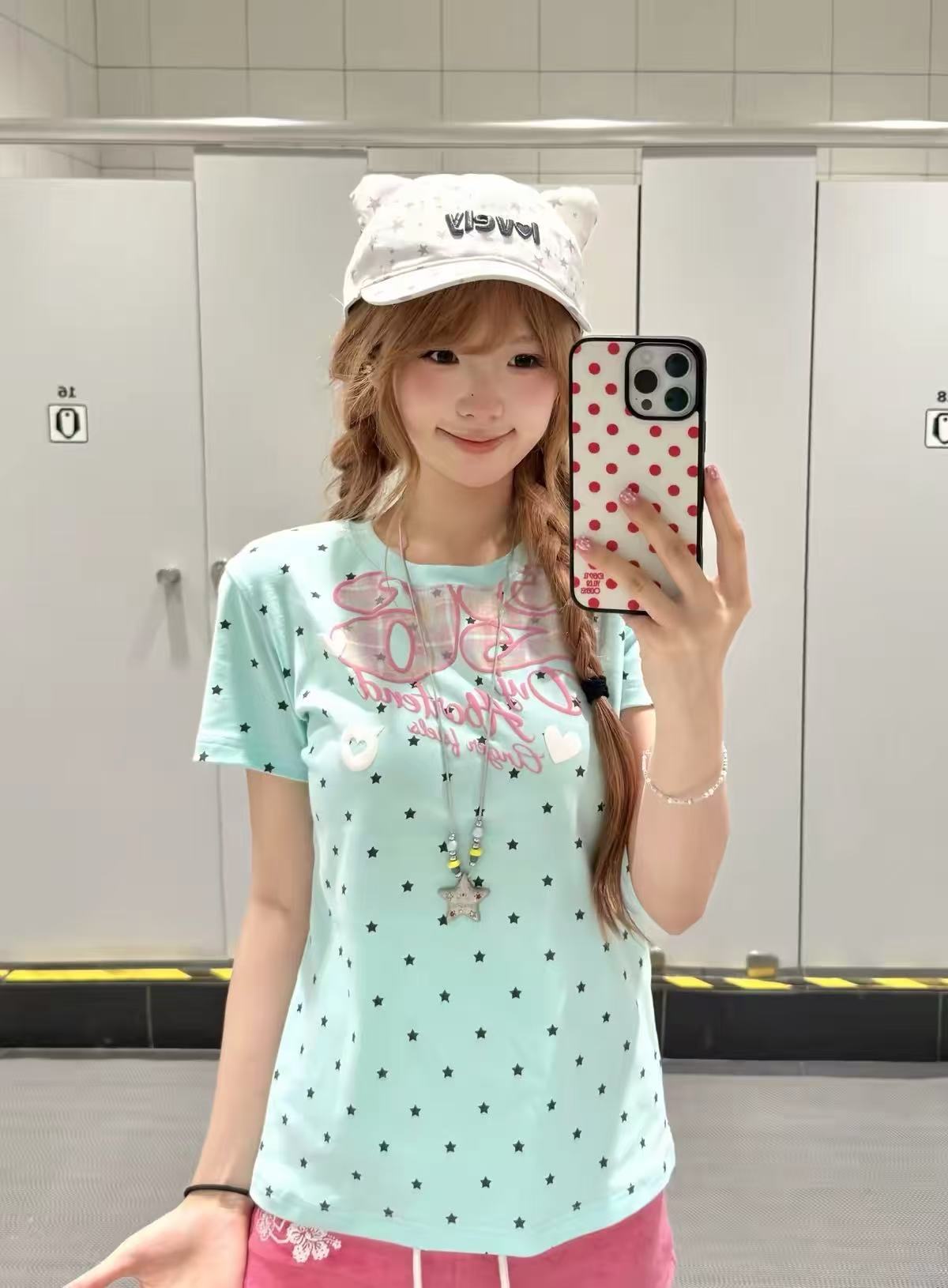 Vintage Star Print Graphic T-Shirt