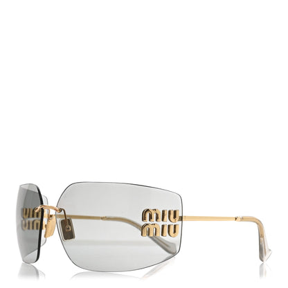 Metal Aube Sunglasses SMU54Y Light Gray