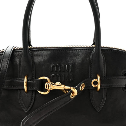 Nappa Aviator Regular Aventure Bag Black