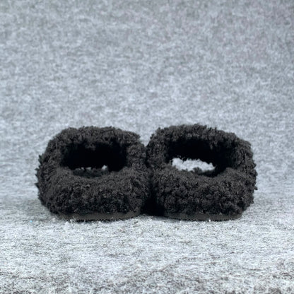 Balenciaga Wmns Furry Slides 'Black Red'