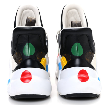 LV X YK Calfskin Monogram Dots Monogram Archlight Sneakers White