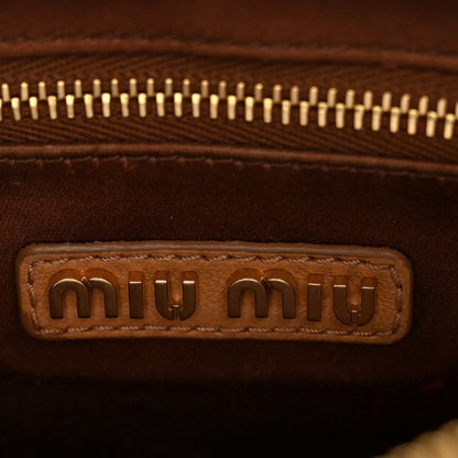 Nappa Multi Pocket Hobo Caramel