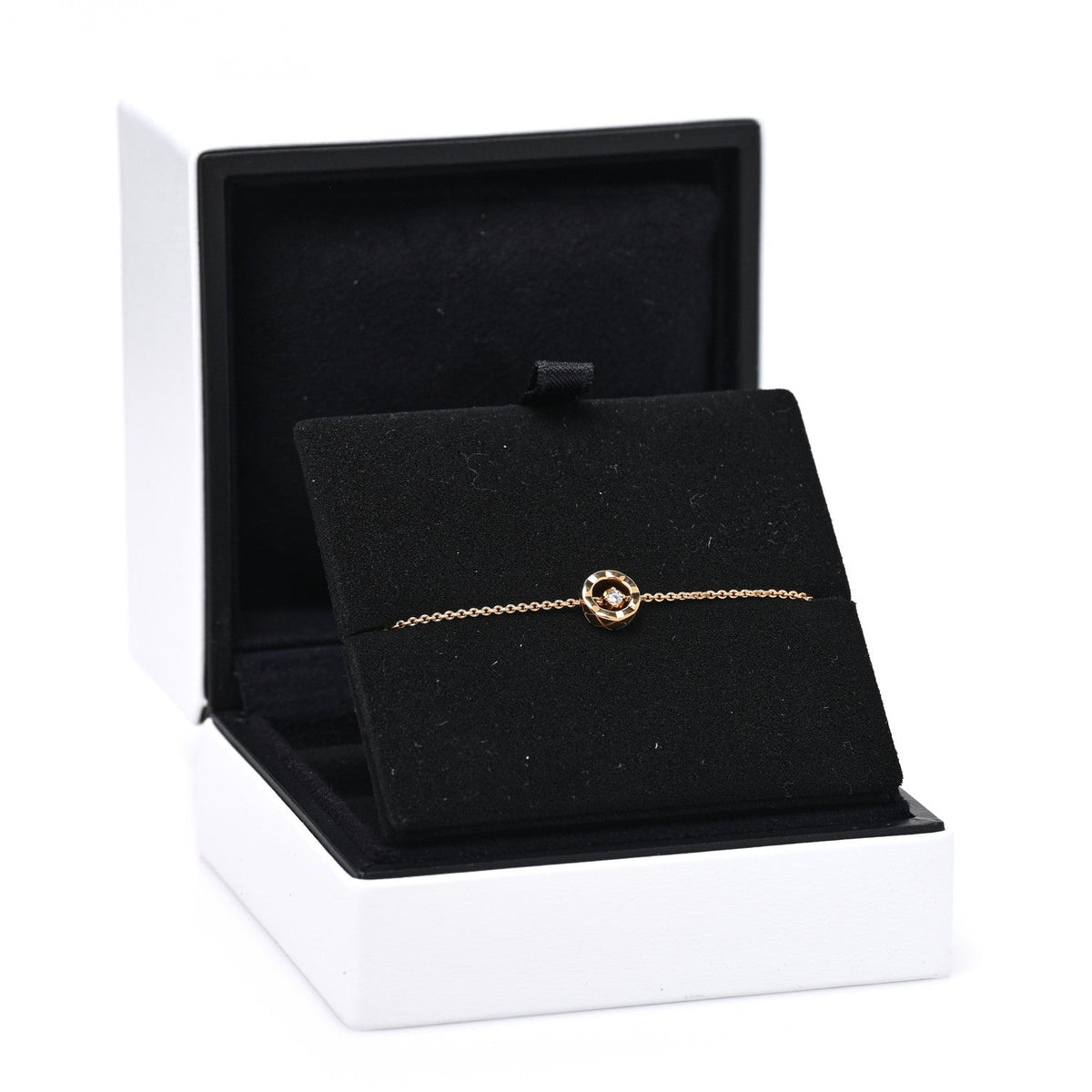 18K Yellow Gold Diamond Coco Crush Station Bracelet