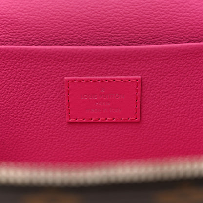 Monogram Macassar Nice Mini Fuchsia