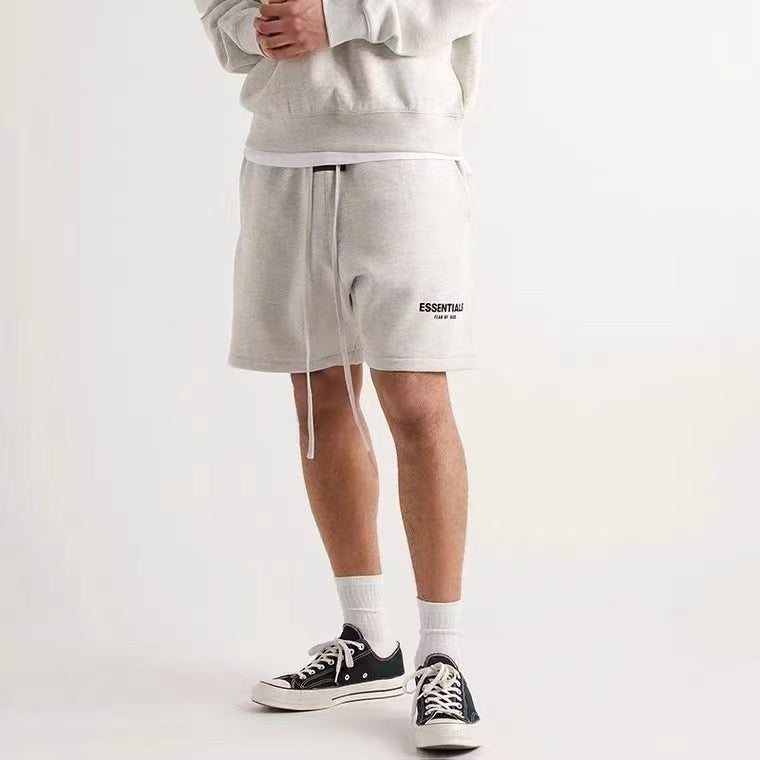 Minimalist Essential Shorts – Casual Loose Fit Sweat Shorts for Men Streetwear