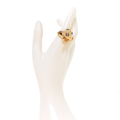 Trunkies Strass Ring  L Gold