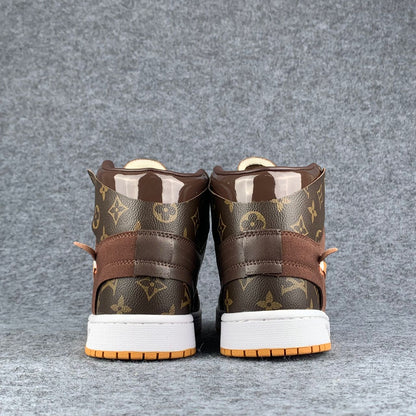 Custom Air Jordan 1 High 'Monogram Flux'