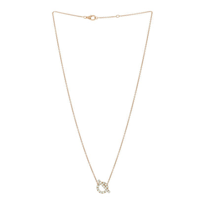18K Rose Gold Green Sapphire Finesse Pendant Necklace