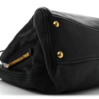 Vitello Daino Caribu Tote Black