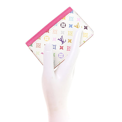 LV X TM Monogram Multicolor Card Holder Kawaii Pink