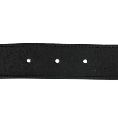 Matte Porosus Crocodile Monochrome 24mm Mini Constance H Belt 105 42 Black