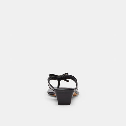 Coach Outlet Bow Thong Kitten Heel