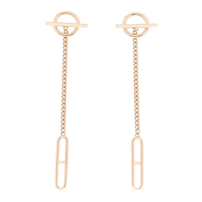 18K Rose Gold Echappee Earrings