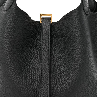 Taurillon Clemence Picotin Lock 22 MM Black