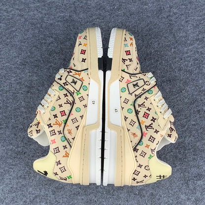 Tyler, the Creator x Louis Vuitton Trainer 'Beige Multi-Color Monogram'