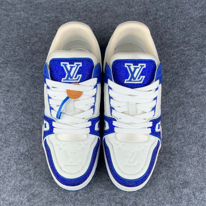 LV Trainer 'White Blue Crystals'