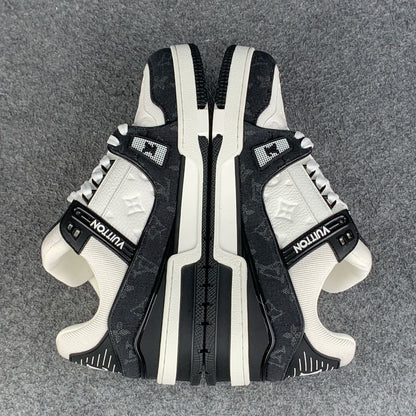 LV Trainer 'Black Monogram Denim’