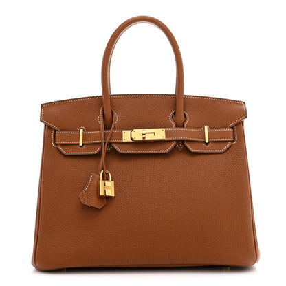 Togo Birkin 30 Gold