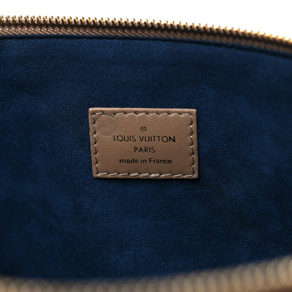 Lambskin Embossed Monogram Coussin MM Taupe