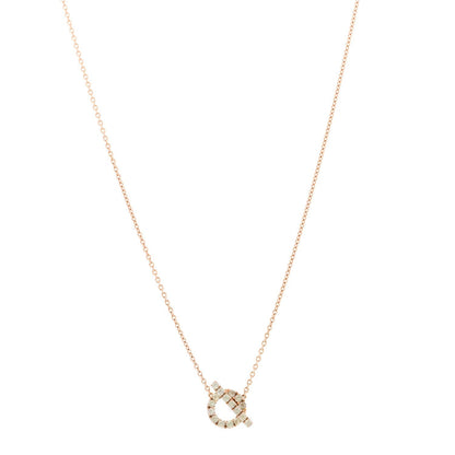18K Rose Gold Green Sapphire Finesse Pendant Necklace