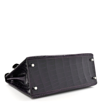 Shiny Niloticus Crocodile Kelly Sellier 28 Amethyst