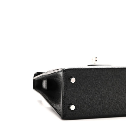 Chevre Chamkila Clou de Coeur Mini Kelly Sellier 20 Black