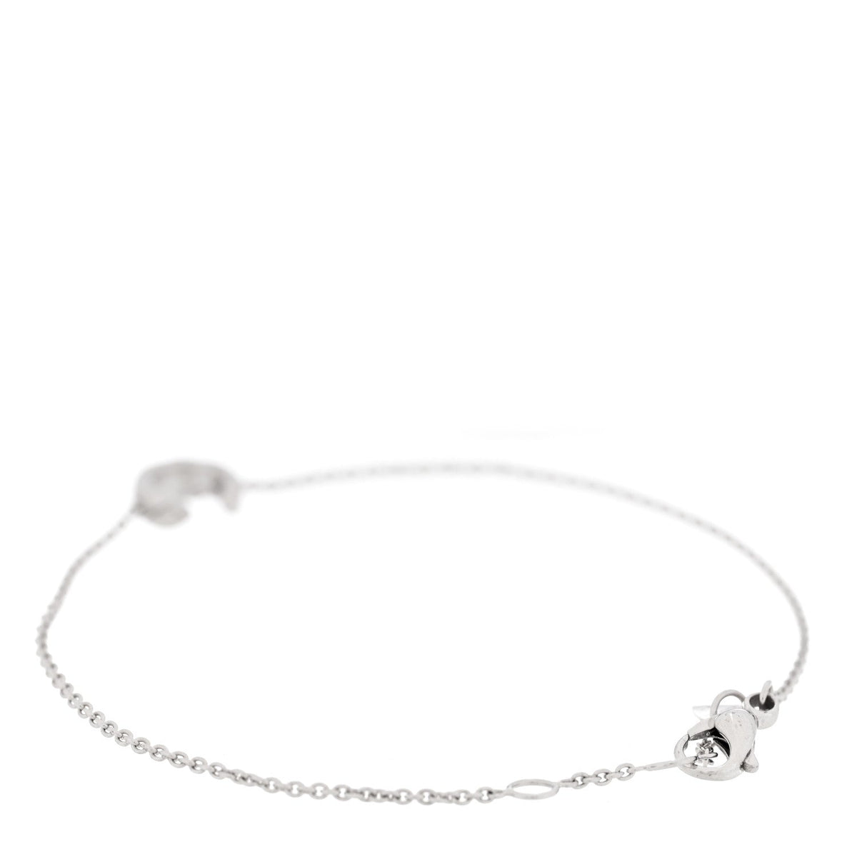 18K White Gold Coco Crush Station Bracelet
