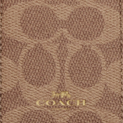 Coach Outlet Id Lanyard In Signaure Canvas