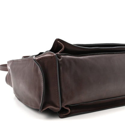Nappa Utilitaire Shopping Tote Dark Brown