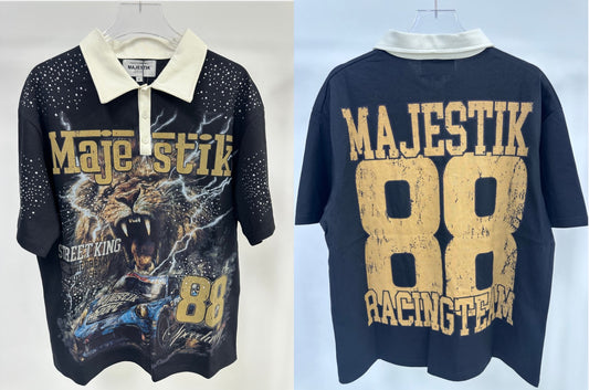 Majestik Racing Graphic Polo Shirt
