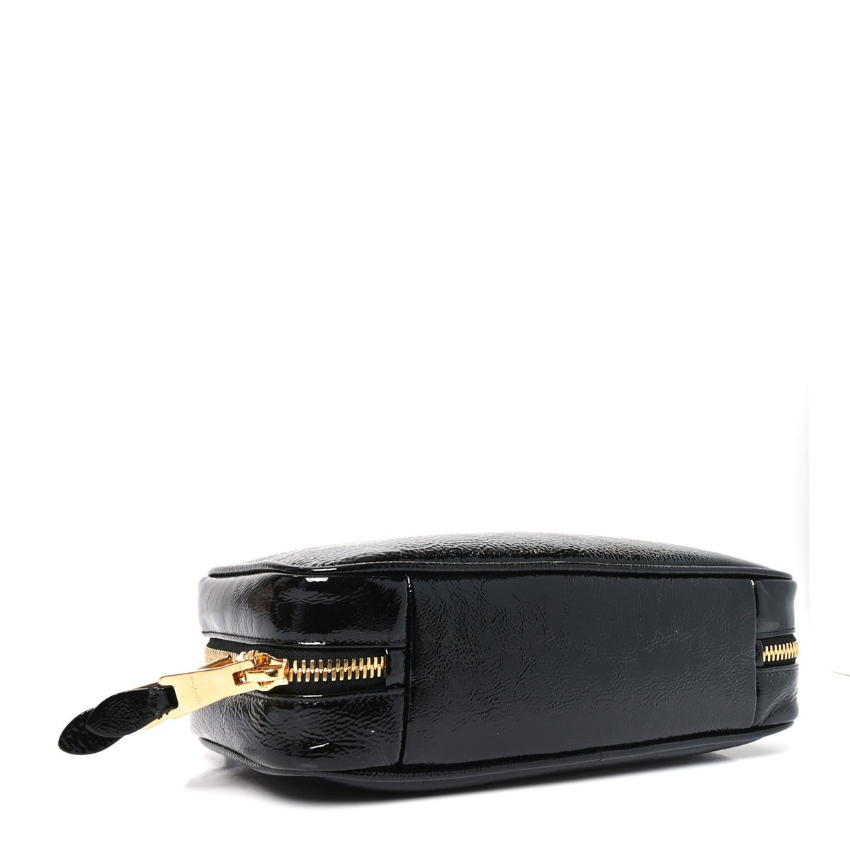 Naplak Patent Small Beau Top Handle Bag Black