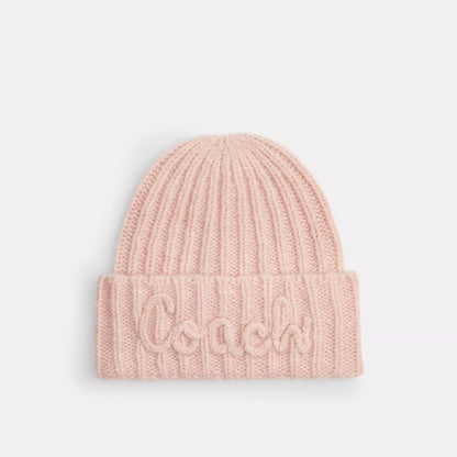 Coach Outlet Coach Script Knit Beanie