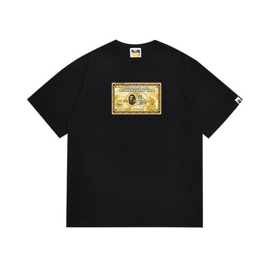 BAPE Gold Dollar Graphic T-Shirt Black