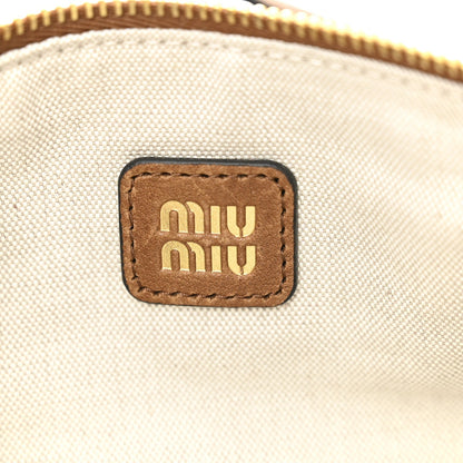 Nappa Aviator Mini Pouch Rovere