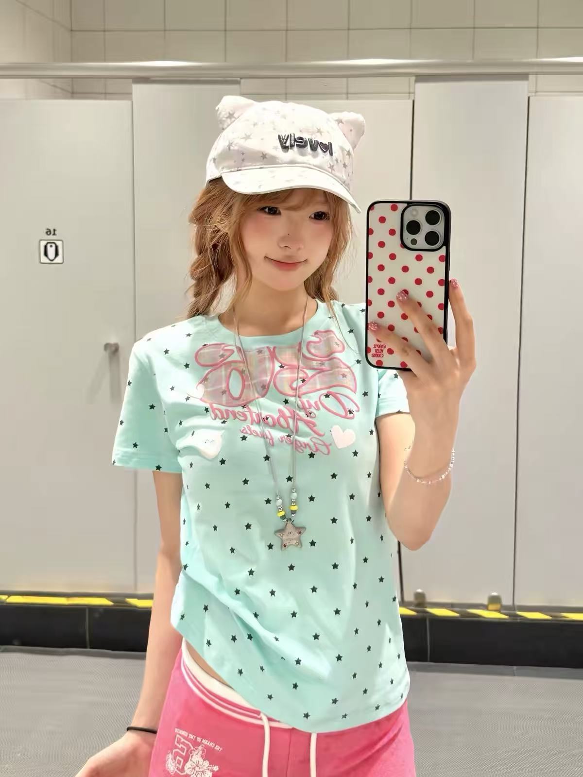 Vintage Star Print Graphic T-Shirt